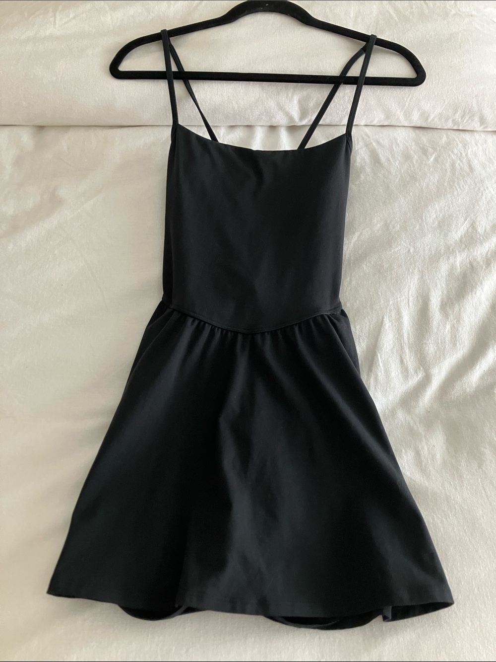 Gilly Hicks Black Spaghetti-Strap Mini Dress